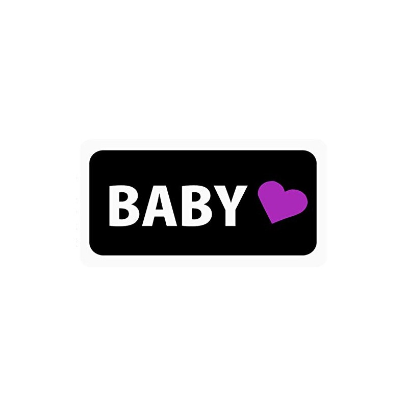 OnePoint Car Sticker "BABY" / Baby On Ride / Simple