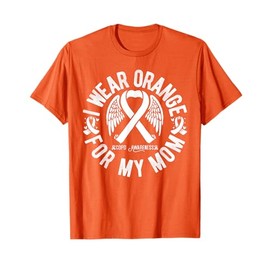 I Wear Orange For My Mom Orange Ribbon COPD Awareness T-Shirt