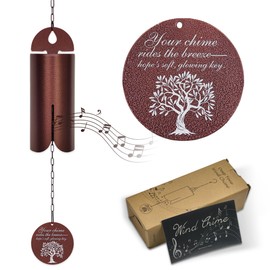 27" Deep Resonance Serenity Bell Large Wind Chimes for Outside
