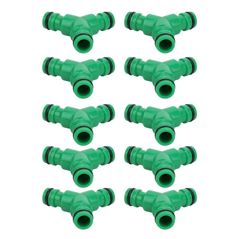 10PCS 3 Way Coupling Water Hose Fitting Y Connector premium