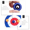 Kisangel Family Games Fun Curling Game Creative Tabletop for Adults