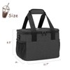 Trunab Reusable 6 Cups Drink Carrier for Delivery Insulated Drink