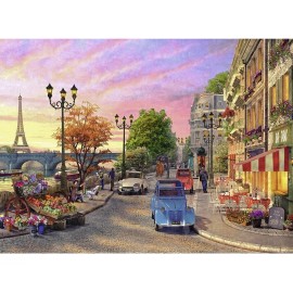 Ravensburger Rompecabezas Ravensburger Tarde En Paris Vintage 500 Piezas 12+
