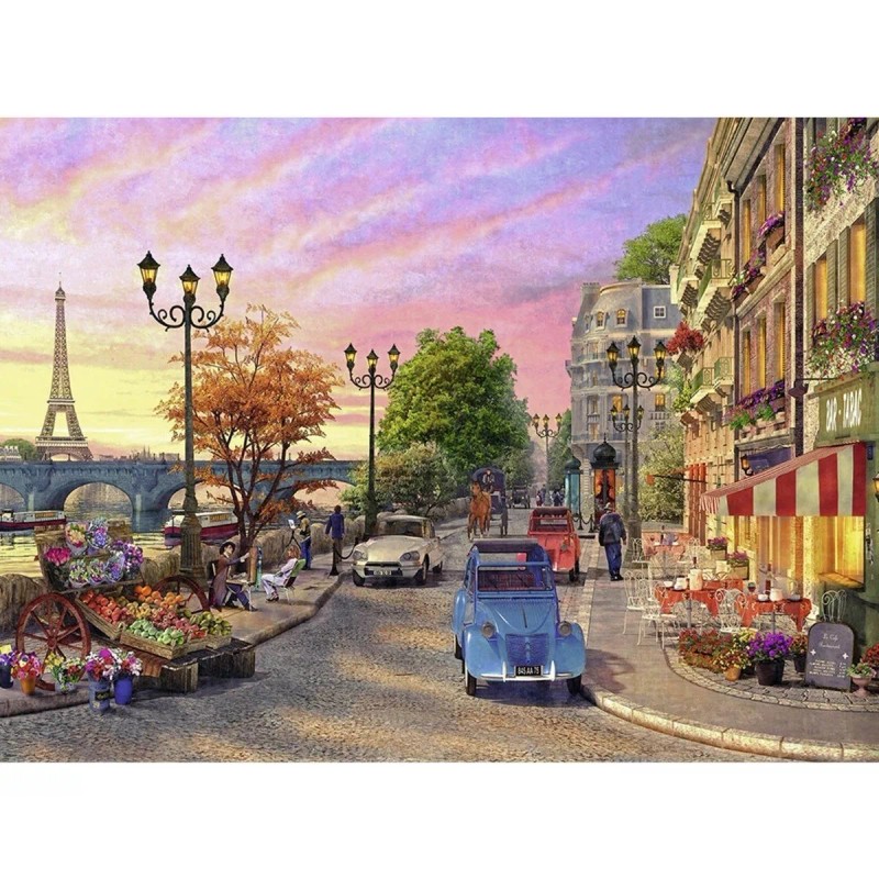 Ravensburger Rompecabezas Ravensburger Tarde En Paris Vintage 500 Piezas 12+