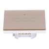 For Tuya Zigbee Light Switch 3‑Gang Remote Control Touch Switch