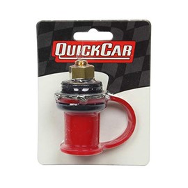 QuickCar Racing Products 57-701 Red Remote Battery Charger with Jumper Post (Only 1 Post - sold individually - Red)