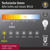Paulmann 28427 LED 3-Unit Pack Drop 4W E14 230V 2700K,