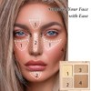 Paleta Contorno De Maquillaje 4 En 1, Resaltador, Cara Iluminador,