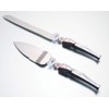 Lillian Rose 14.75-Inch Caucasian Couple Knife and Server Set