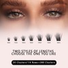 catlinez DIY Eyelash Extension Kit (9-16mm), 30D+40D DIY Cluster Eyelashes,