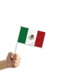 25 PCS Mexico Handheld Small Flag,Mexican México Hand held Mini