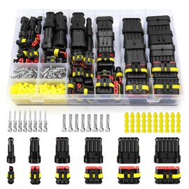 Car Plug Set, 808 Pieces Car Connectors, Waterproof Plug 1/2/3/4/5/5/6 Pin, Superseal Plug for Tractor Accessories, Car, Truck, Boat, Motorcycle (Applicable Cable Diameter: 1.5 mm², 300 V, 12 A)