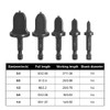 Gasea 5pcs/Set Swaging Tool Drill Bit Set, Air Conditioner Copper
