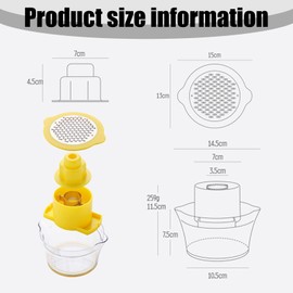 Maisschäler, Maiskolben Stripping Tool Maisschneider Entferner mit eingebauter Tasse Reibe, Maiskernschneider Ingwer Reibe, Küchenwerkzeuge, Schnelles Maiskolben Stripping Tool Maisschneider (2)