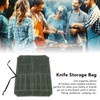 Camping Utensil Bag Canvas Cookware Knife Storage Bag Portable Tools