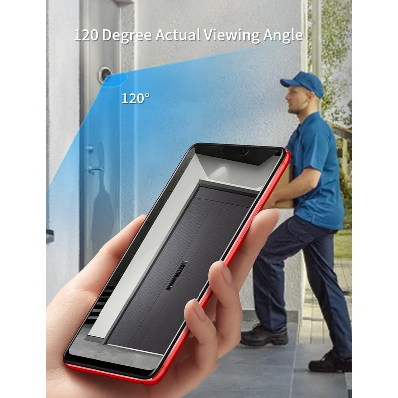Peephole Door Viewer Digital Door Eye Viewer Camera 3.5 inch