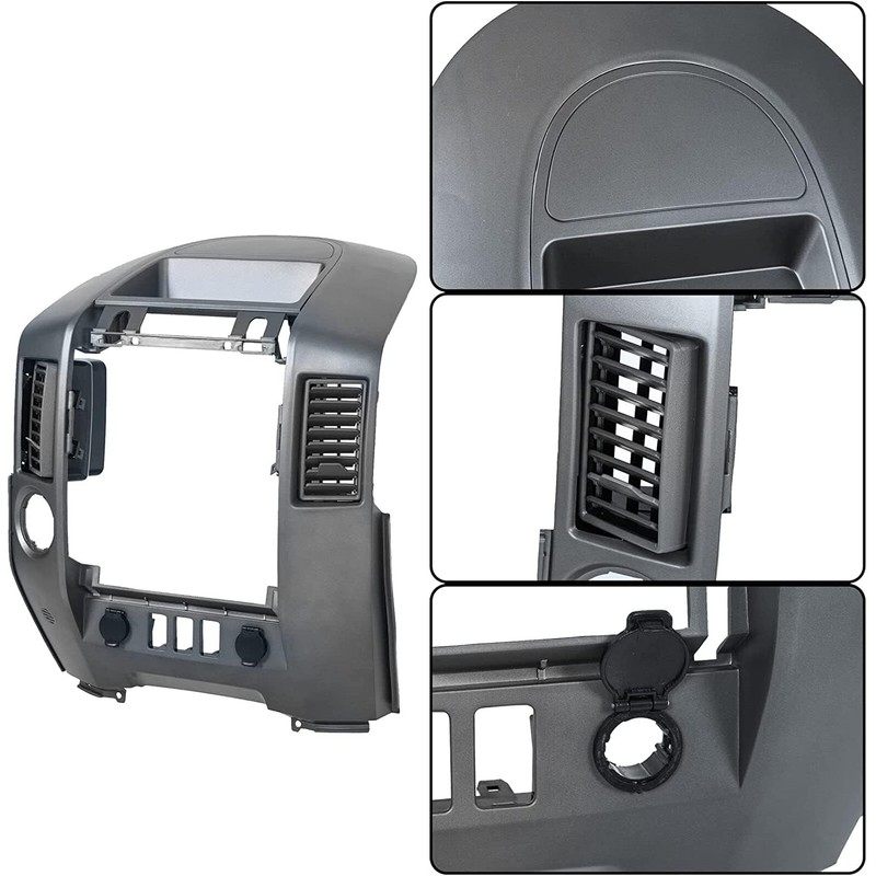 KUAFU Center Dash Instrument Panel Lid Compatible with 2004-2006 Nissan