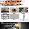 DaduoRi 1 1/4 Inch Wet Core Drill Bit, 1.25" Core