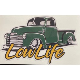 EGL Graphics Lowlife Hotrod Decal Sticker Airride Bagged Low Life rider Slammed Chevy Truck