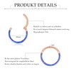 Longbeauty 16G Nose Ring Hoops Nose Piercing Ring Septum Ring
