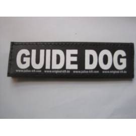 Guide Dog (Large) Labels for K-9 Harnesses Package of 2