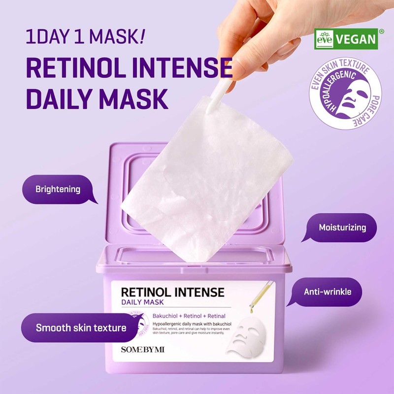 SOME BY MI [SOME BY MI]Retinol Intense Daily Mask (30ea)