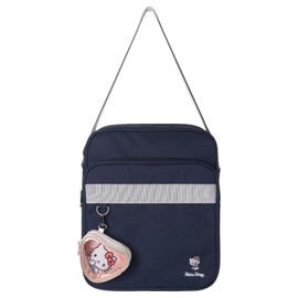 Sanrio School Shoulder Bag with Poly Heart Pouch, kitty