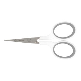 Westcott 16380-001 Tijeras de bordado, blanco/gris