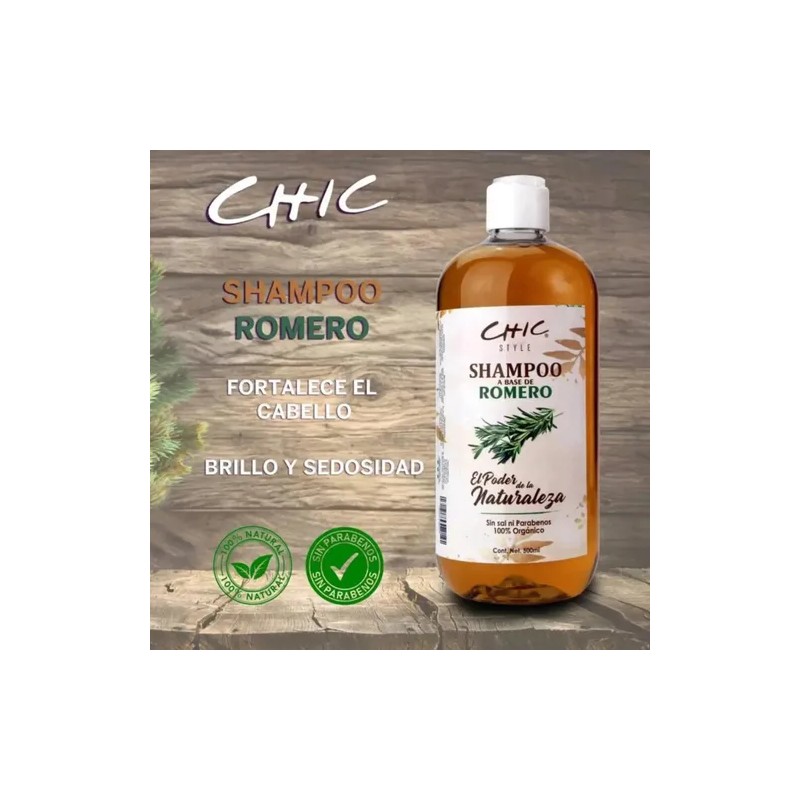 2 Shampoo De Romero 100 Orgánico Sin Parabenos Ni Sal