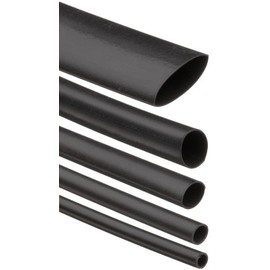 Insultab 30-PVC-175BK 175 Piece All Black Heat Shrink Tubing Assortment Kit