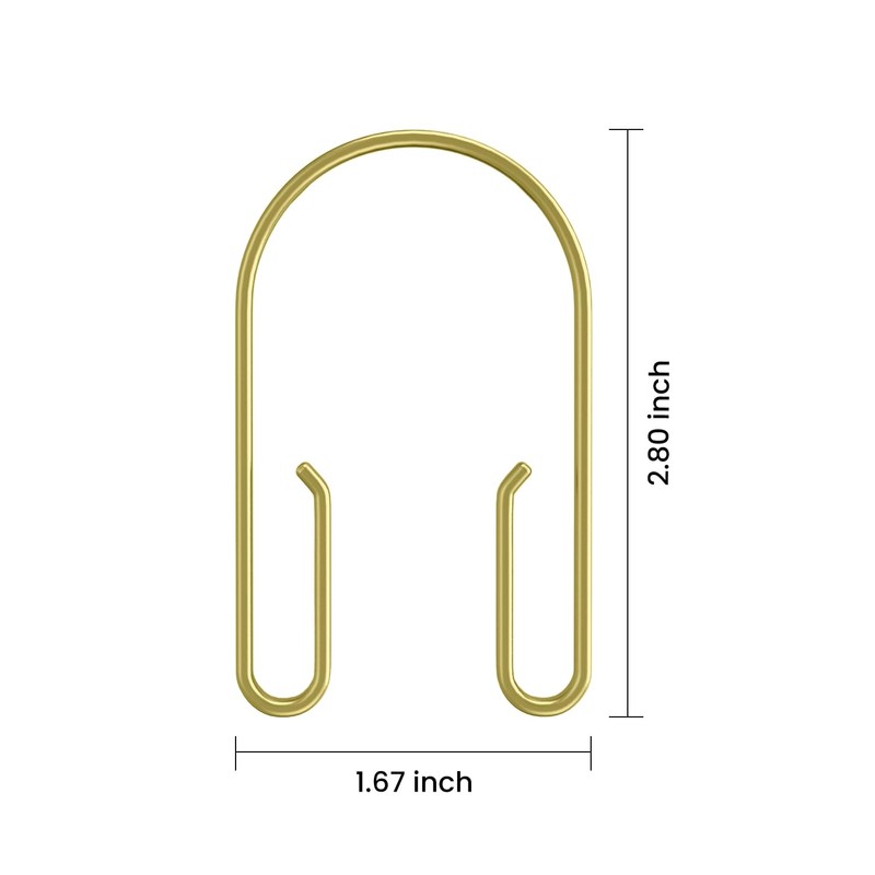 Shower Curtain Hooks Rings，Double Sided Shower Curtain Hooks Rust Proof，12
