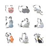 WJSYSHOP Cat Cookie Cutters 9-Pc Set - B