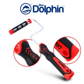 Blue Dolphin™ Hanger for Paint Roller, Paint Roller, 10 cm, DolphinRoller System with Ergonomic Handle, 330 Professional Paint Roller Hangers, Paint Roller, Painter, Tool Painting Supplies