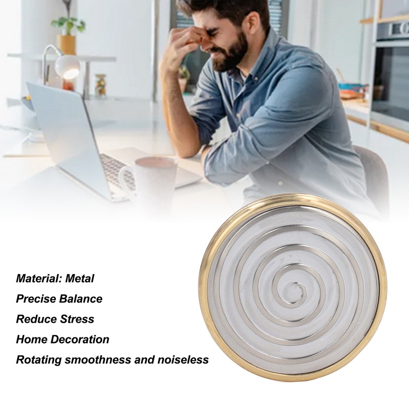 Desktop Fingertip Rotating Toy Metal Desk Finger Rotating Stress Relief