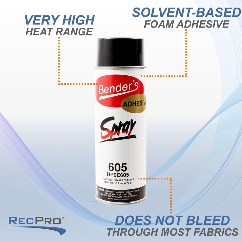 RecPro RV 16.8oz Flexible Foam Adhesive | Material Glue |