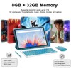 RUIQIAI Tablet Android 15, 2 in 1 Tablets 10 inch