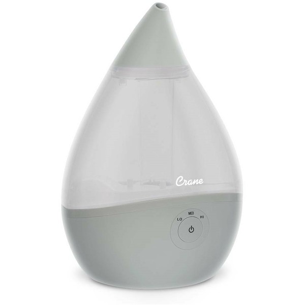Crane DROPLET Cool Mist Humidifier with Vapour Pad Tray 1.9L