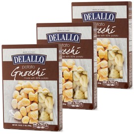 DeLallo Traditional Italian Potato Gnocchi, 1lb, 3-Pack