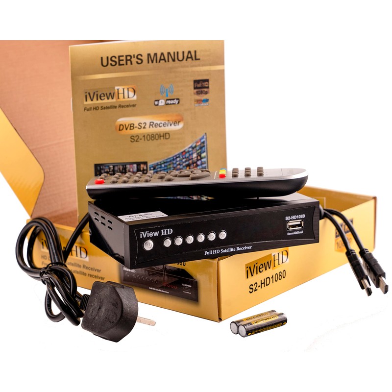 NEW FULL HD Satellite TV Receiver, Built in Wi-Fi &