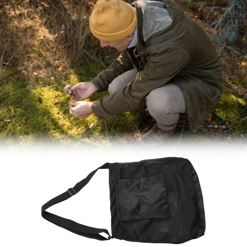 Large Capacity Mushroom Picking Bag Outdoor Orchard Harvesting Bag Breathable