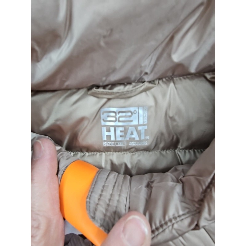 32 Degrees Down Jacket Womens XXL Rose Gold/Tan NWT New