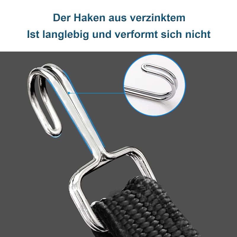 Pack of 4 Wide Luggage Straps Adjustable Elastic Straps with