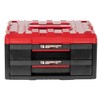 SHUTER 2-Tier Stackable Tool Box with Drawers, ABS Plastic Storage