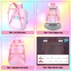 TLTUCI 3pcs Girls Backpack,Cute Rainbow School Backpack for Kids Children