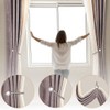 Coolnice 4 Pack Curtain Holdbacks Wall Mounted Curtain Tiebacks Hooks