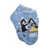 Bluey Calcetines para niños, Azul claro (paquete de 5), 18-24