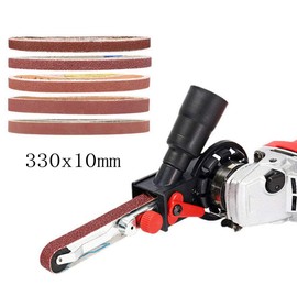 Belt Sander Replacement Belt, 0.4 x 13.0 inches (10 x 330 mm), Set of 20, Grit #60#80#120#180#240#320#40#400#600, Sanding Belt, Replacement, Endless Belt for Sanders (#600-20PCS)