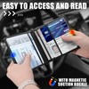 Leather Car Registration and Insurance Cards Holder Compatible with Chevy