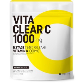Vita-Clear C High Concentration, Vitamin C Supplement, 1,000 mg, Liposome Vitamin C, Time Release, Made in Japan, 30 Day Supply