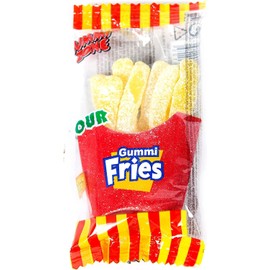 Gummi Zone Sweet Fries – 48 Individually Wrapped Fruity Gummy Treats 15g each. by Sweetalicious!